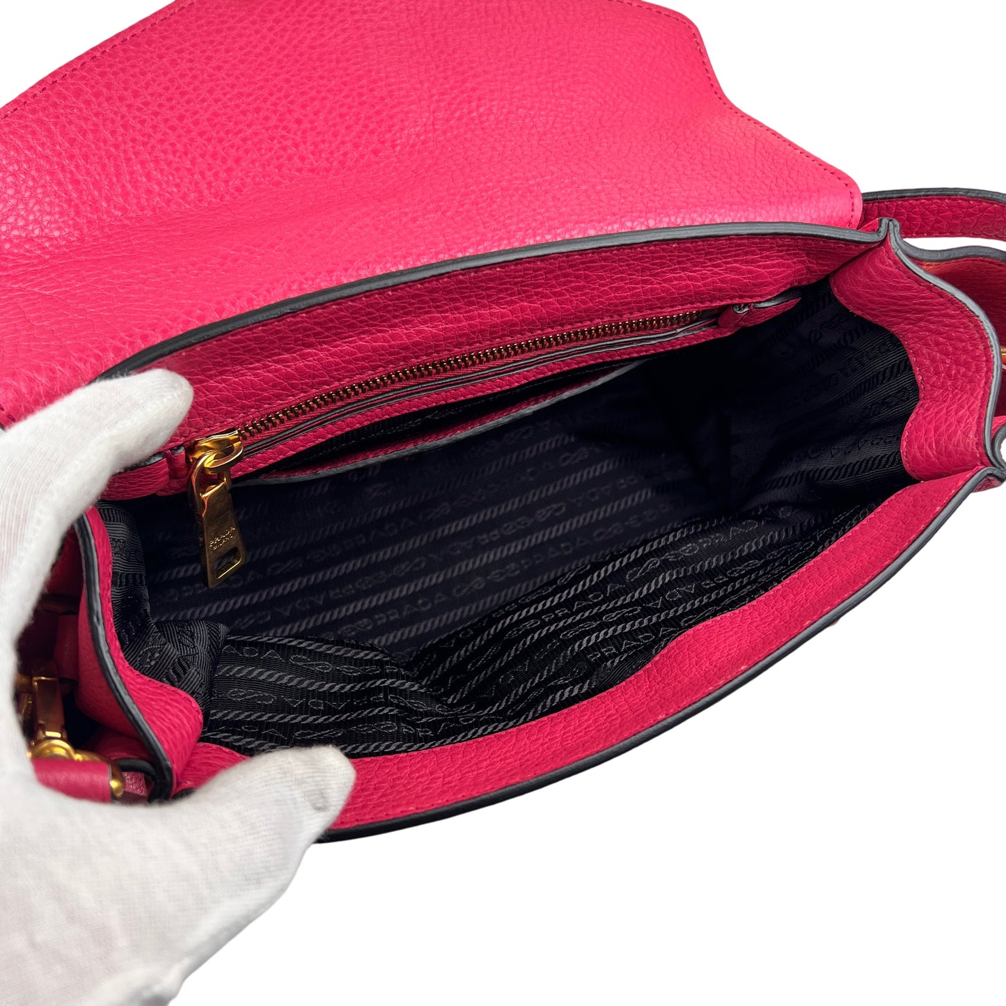 Prada Bordeaux Handle Bags A-15851