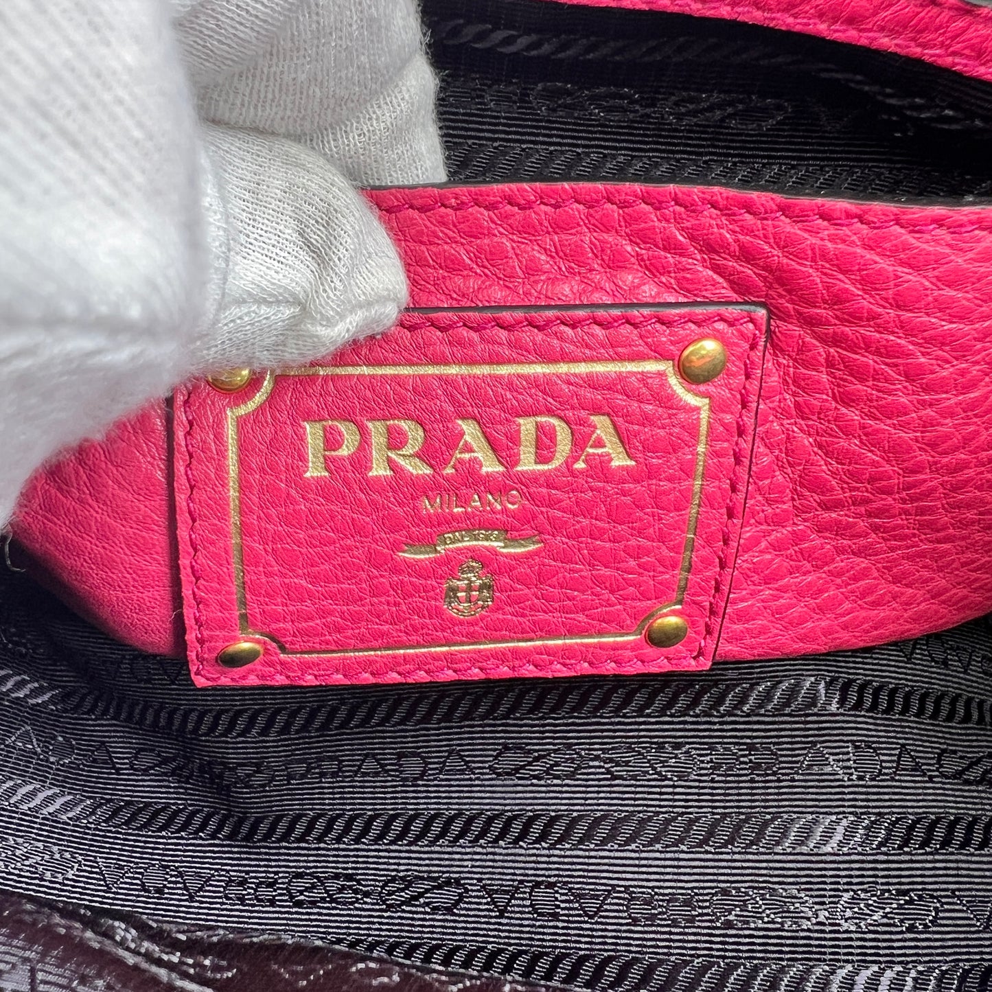 Prada Bordeaux Handle Bags A-15851
