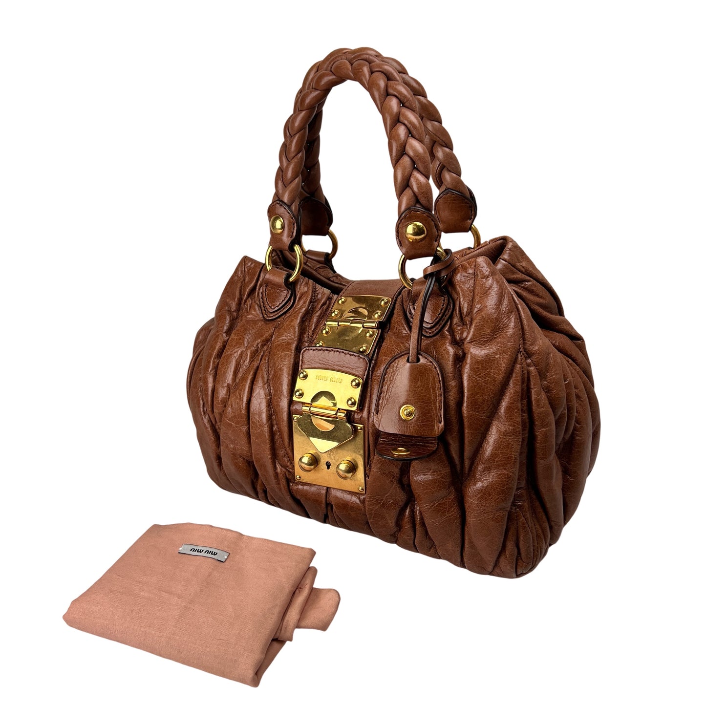 Miu Miu Brown Handle Bags A-15867
