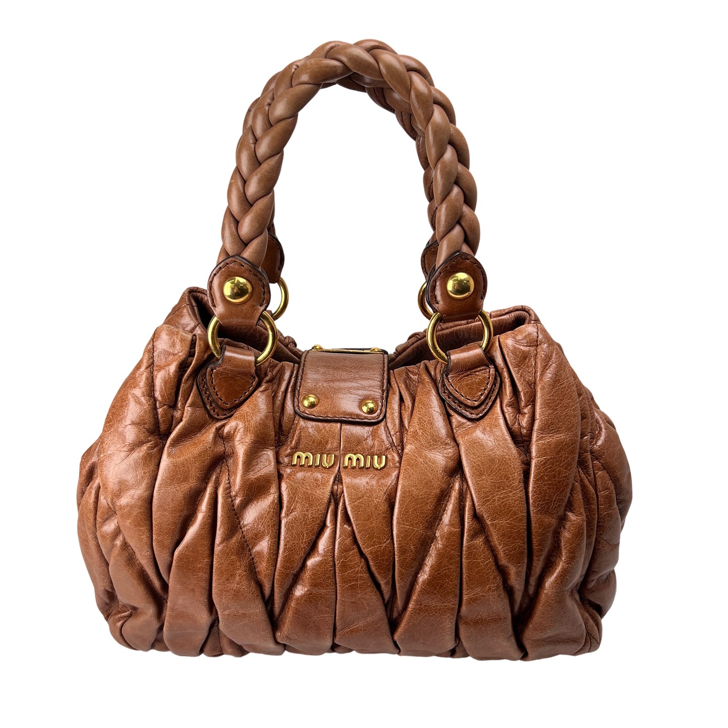 Miu Miu Brown Handle Bags A-15867