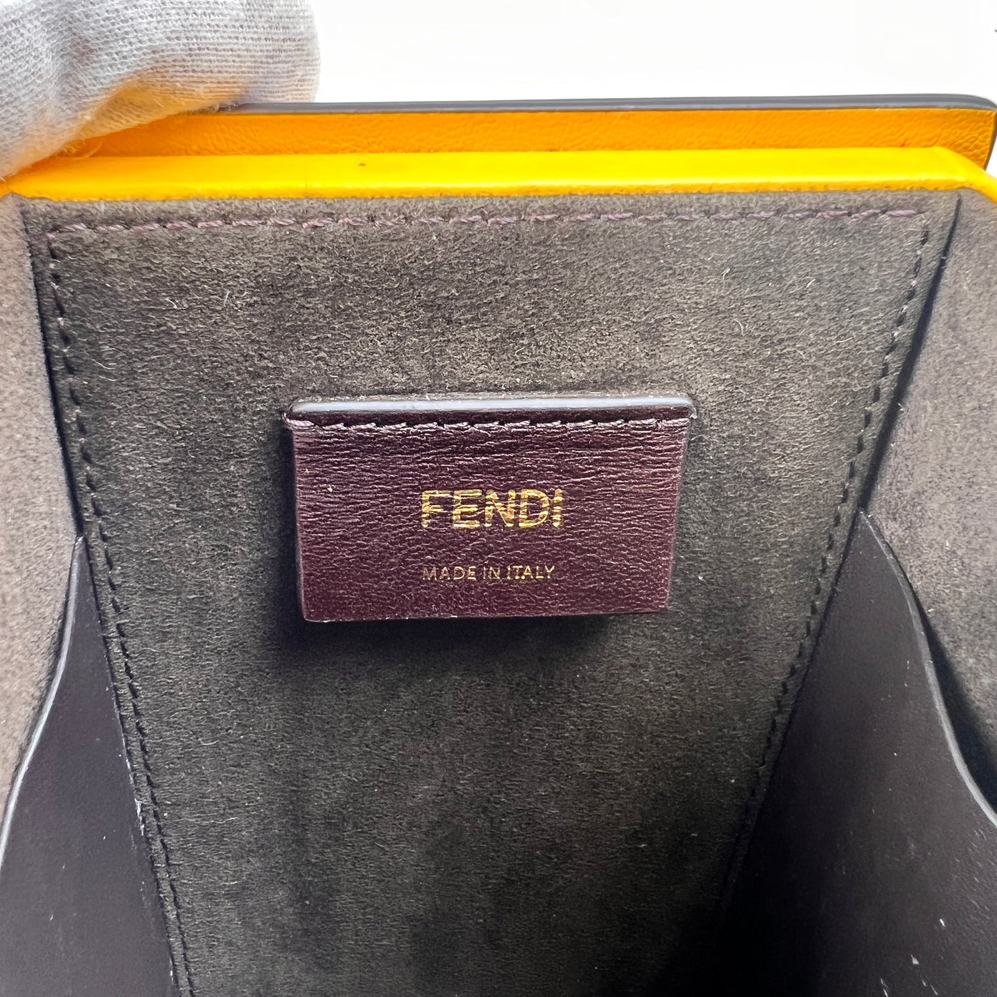 Fendi Yellow Shoulder Bags A-15869