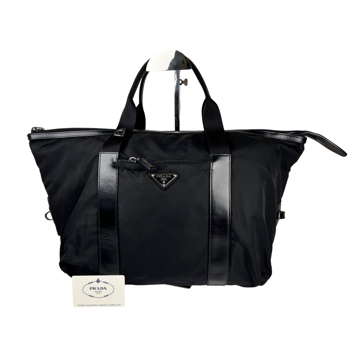 Prada Black Handle Bags A-15870