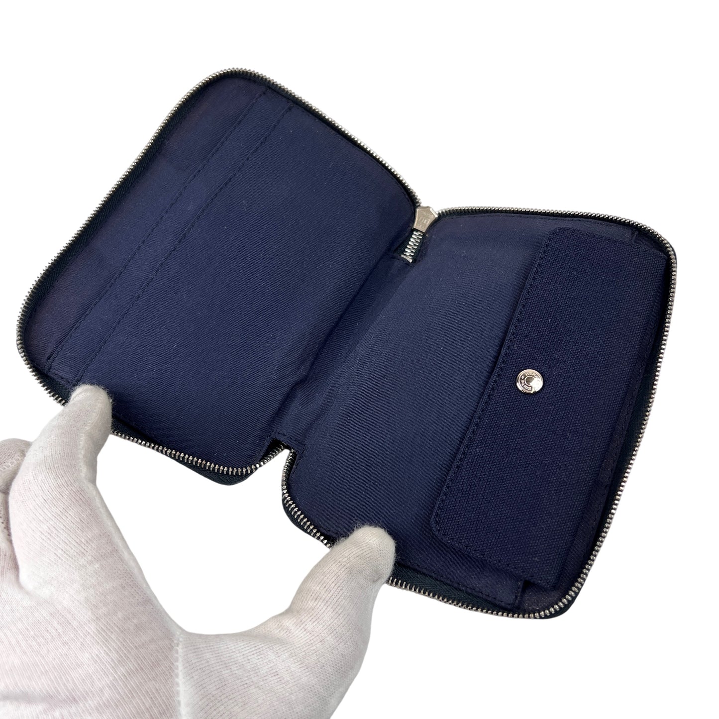Hermes Navy Small goods A-15875