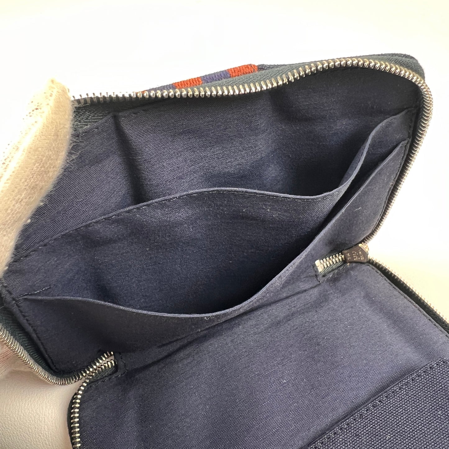 Hermes Navy Small goods A-15875