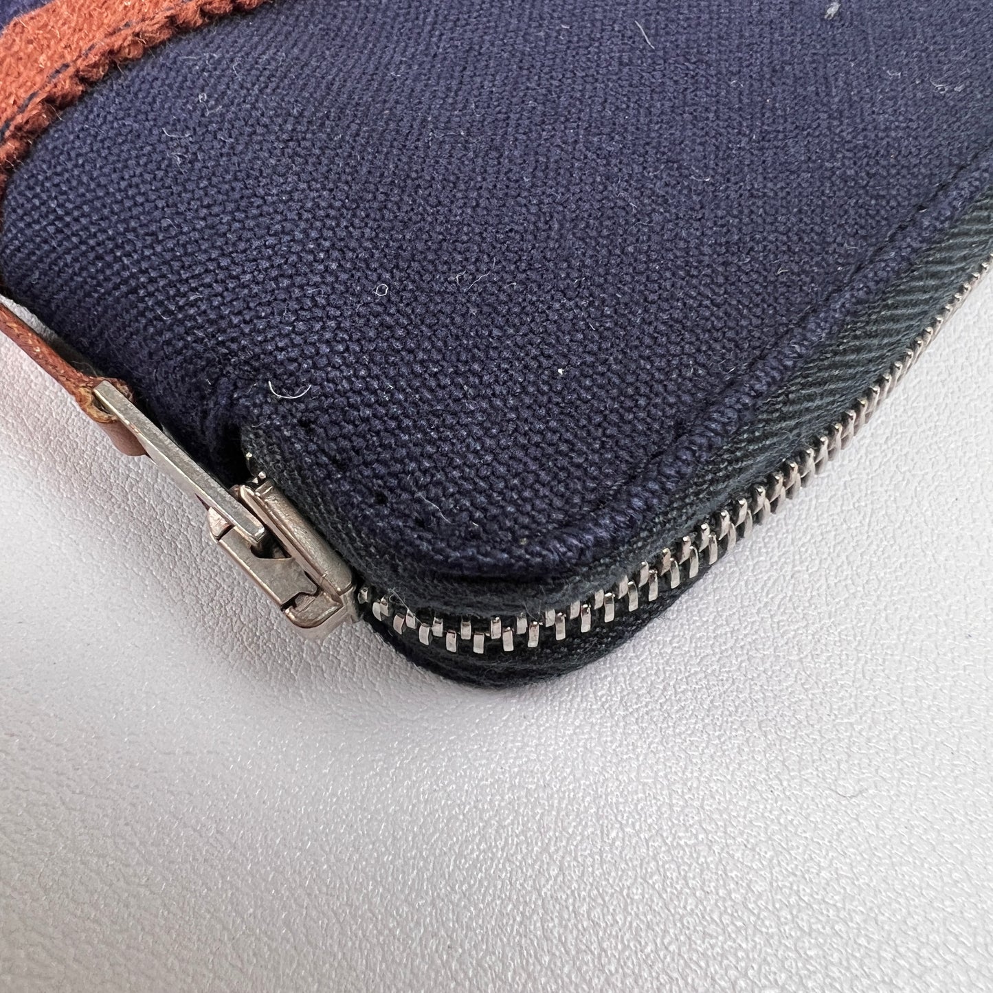 Hermes Navy Small goods A-15875