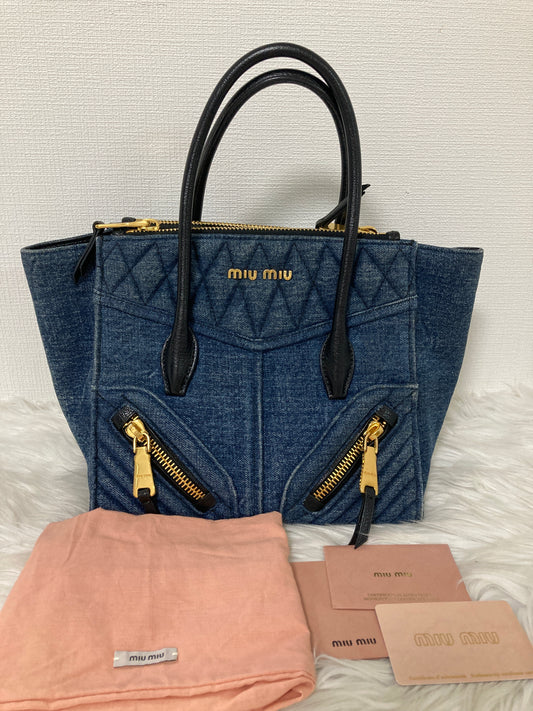 Miu Miu Blue Handle Bags A-15889