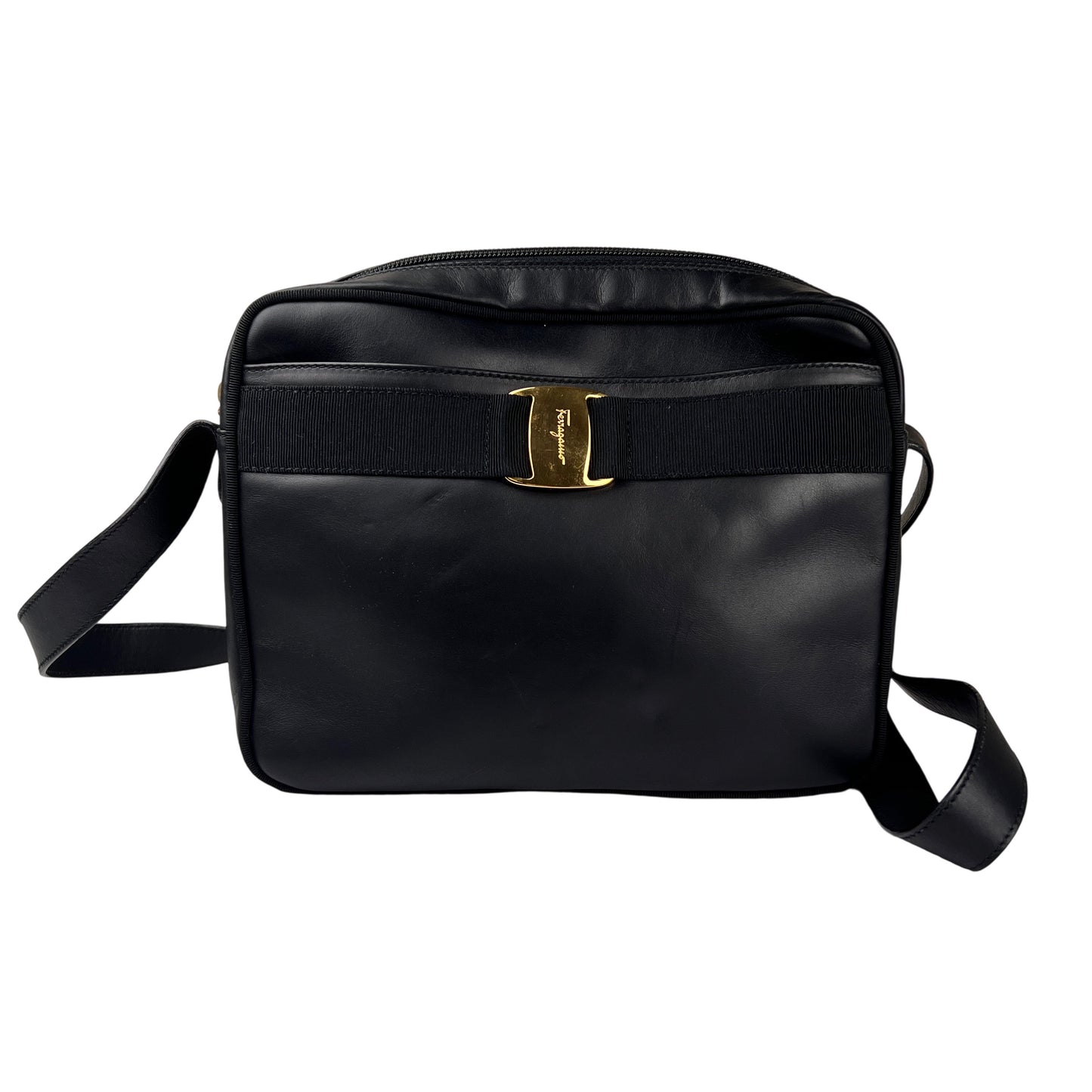 Ferragamo Black Handle Bags A-15891