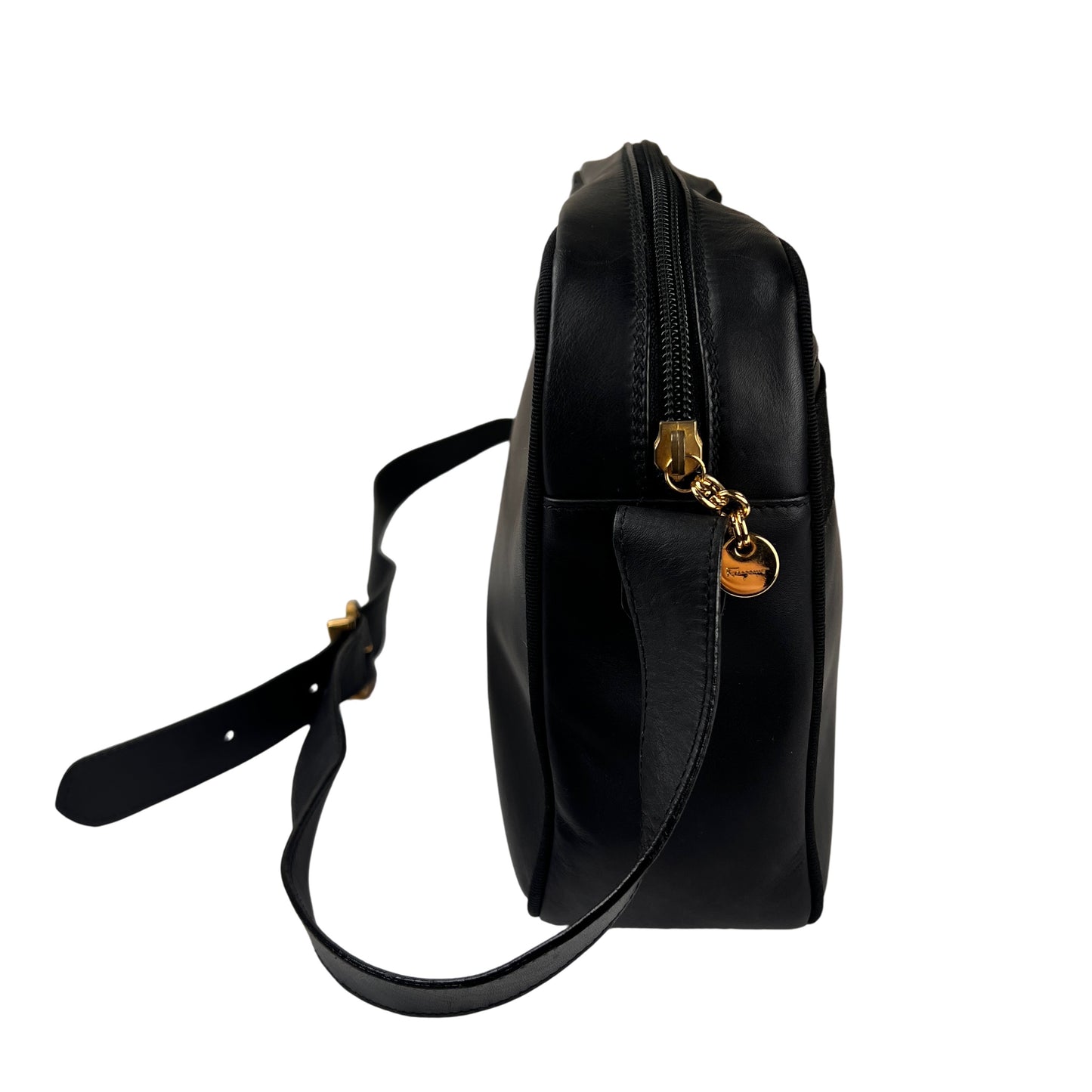 Ferragamo Black Handle Bags A-15891