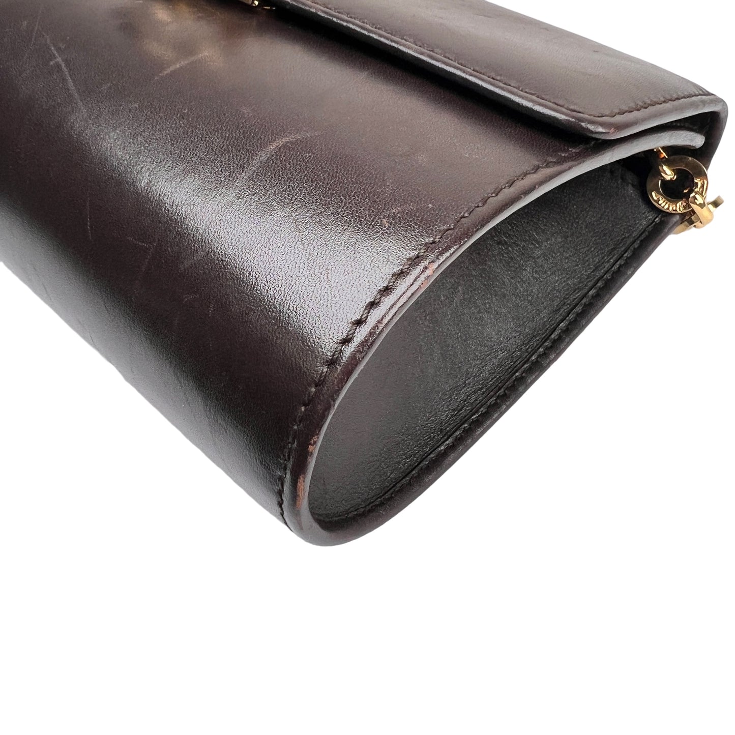 Ferragamo Brown Shoulder Bags A-15892