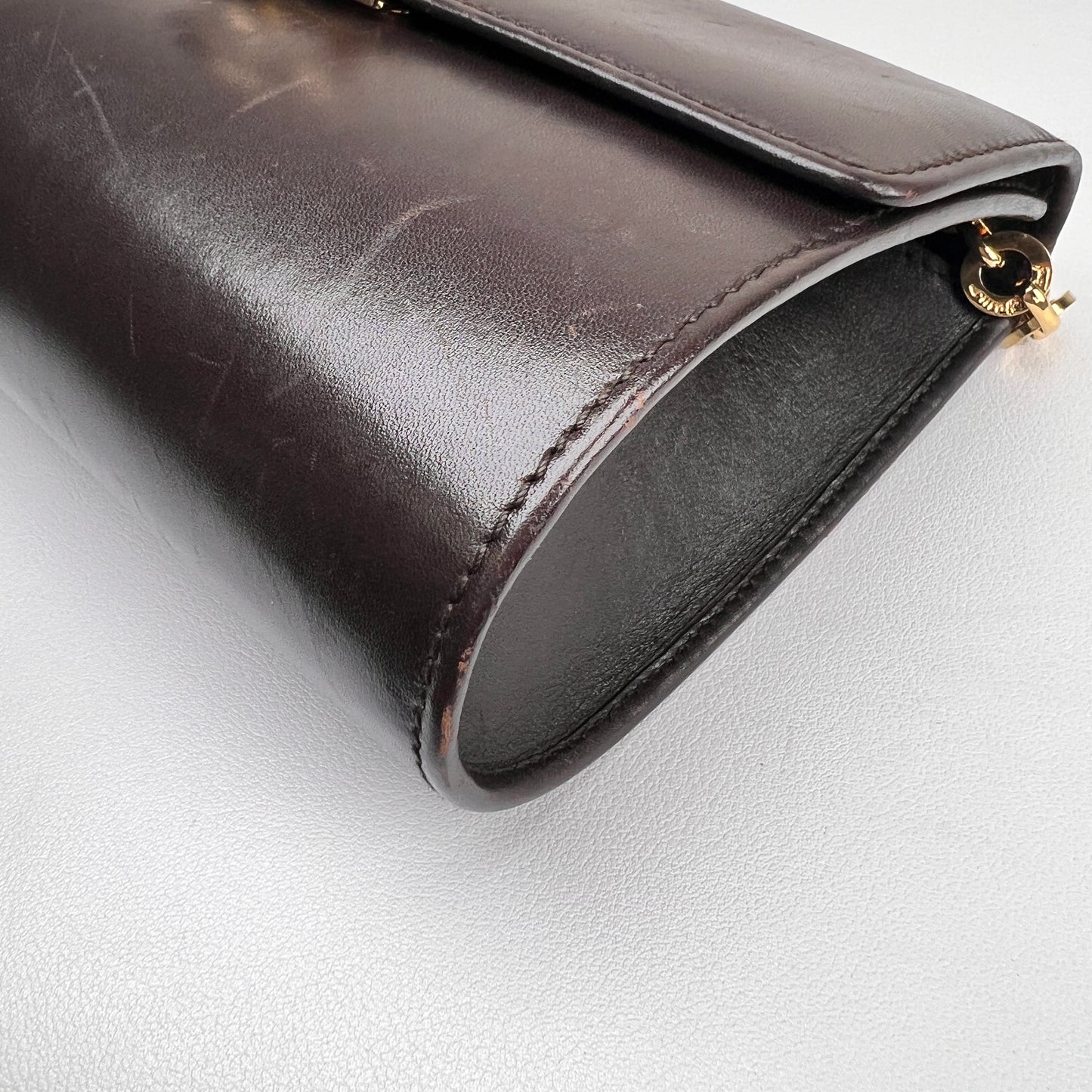 Ferragamo Brown Shoulder Bags A-15892