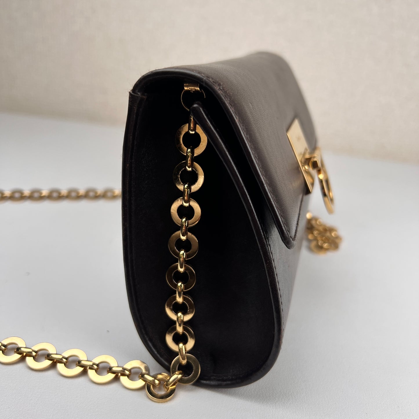 Ferragamo Brown Shoulder Bags A-15892