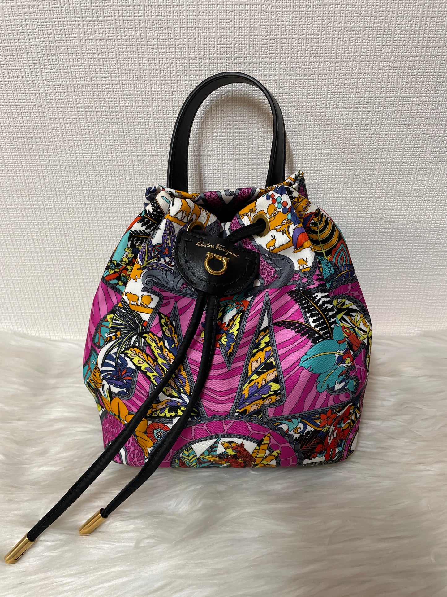Ferragamo Multicolor Handle Bags A-15902