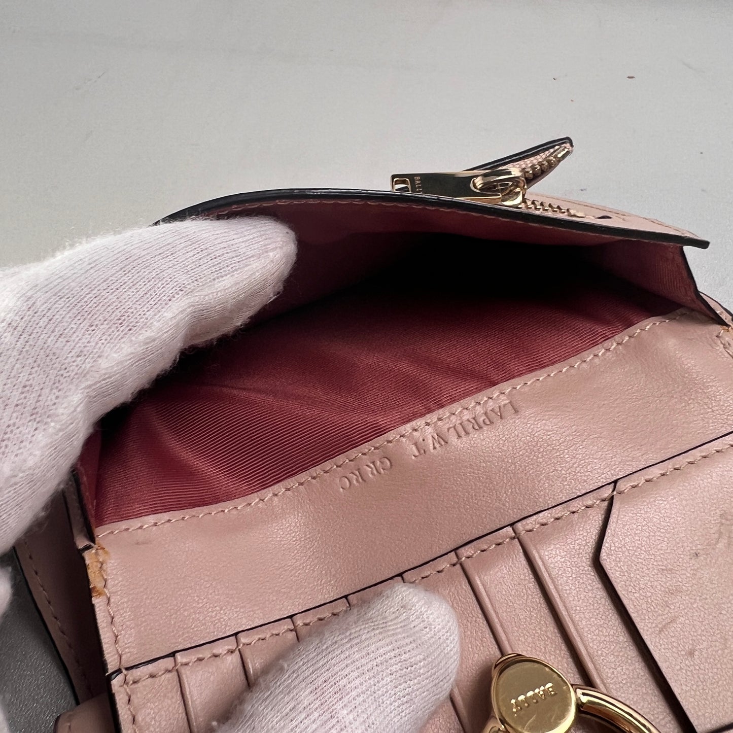 Bally Pink Wallets A-15912