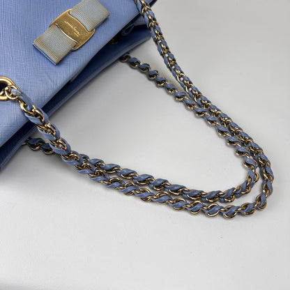 Ferragamo Blue Shoulder Bags A-15920