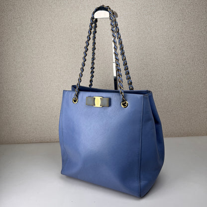 Ferragamo Blue Shoulder Bags A-15920