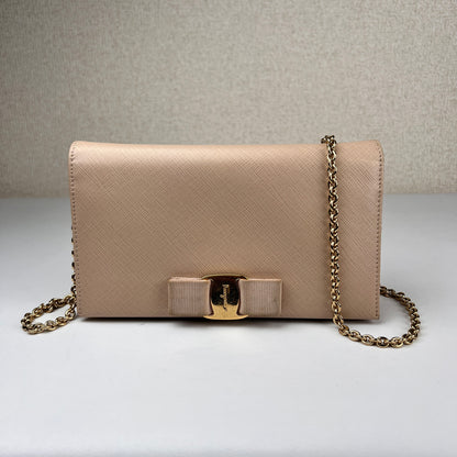 Ferragamo Pink Shoulder Bags A-15923