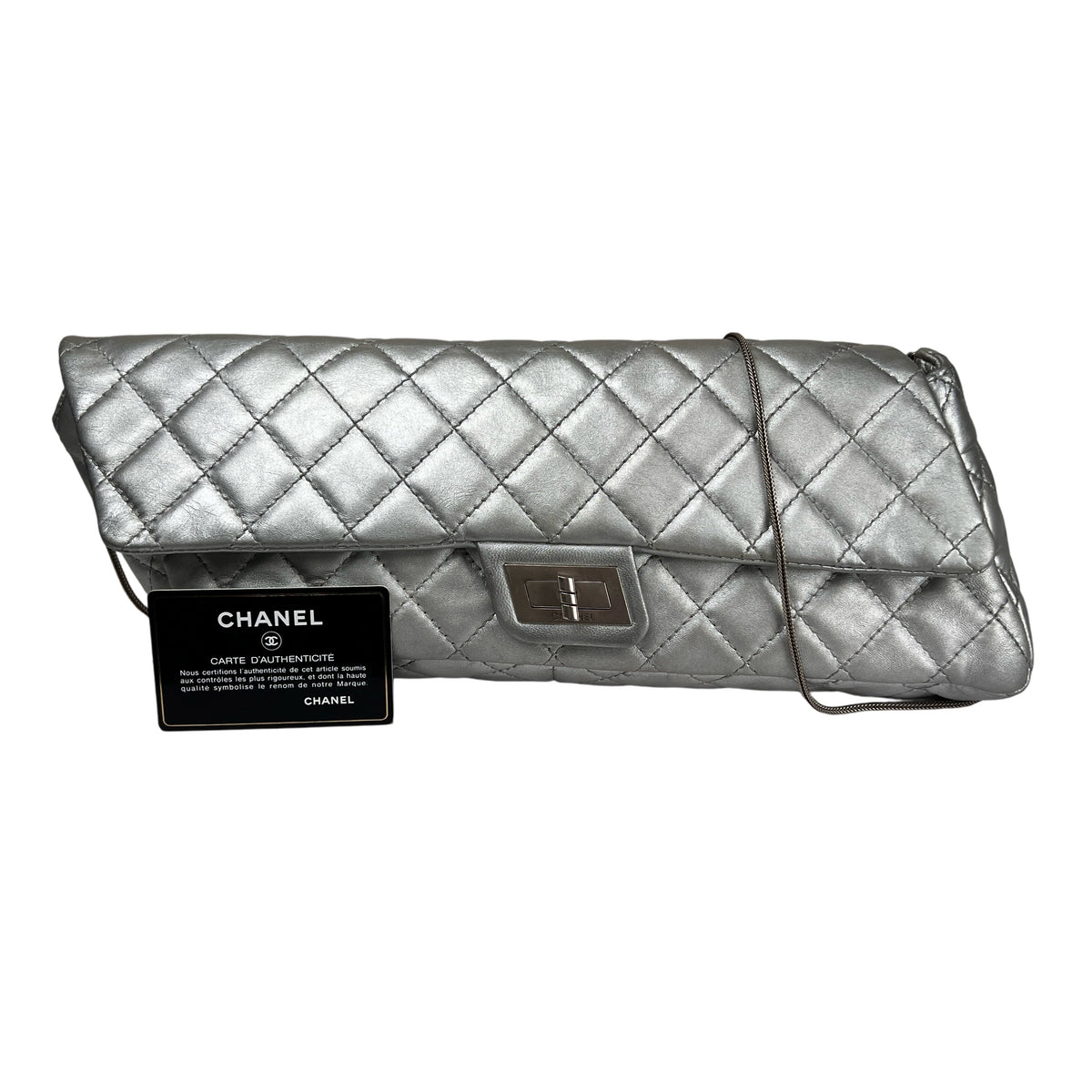Chanel Silver Shoulder Bags A-15926