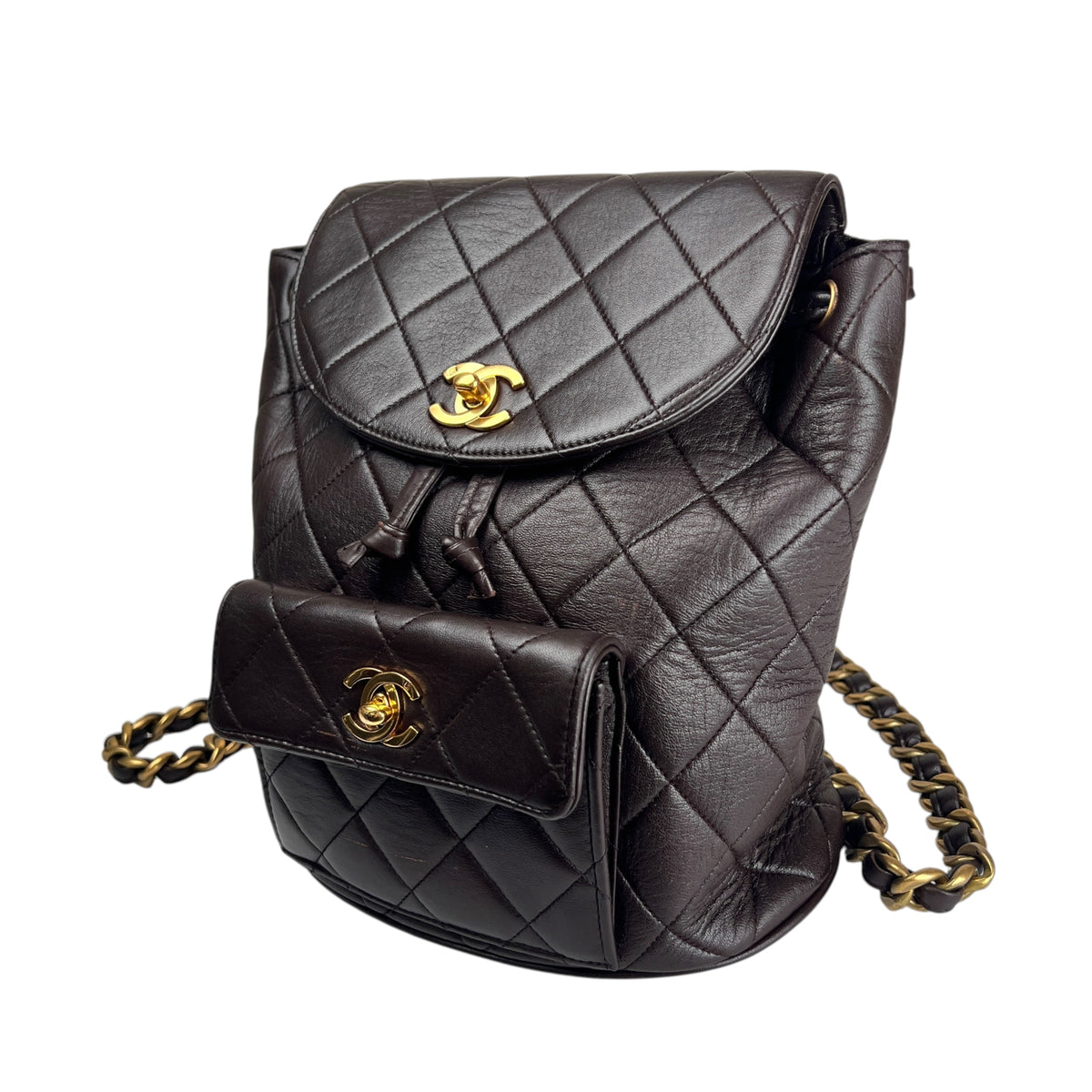 Chanel Brown Shoulder Bags A-15927