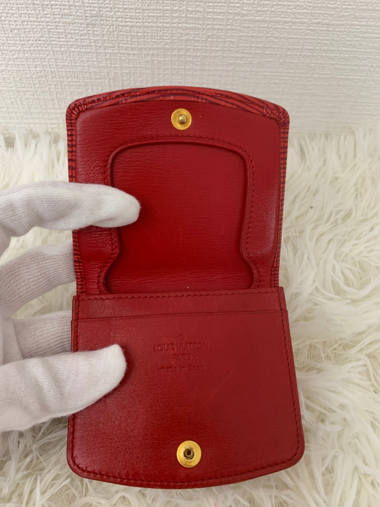 Louis Vuitton Red Wallets A-15946