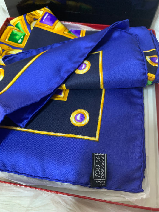 Celine Navy Scarves A-15965