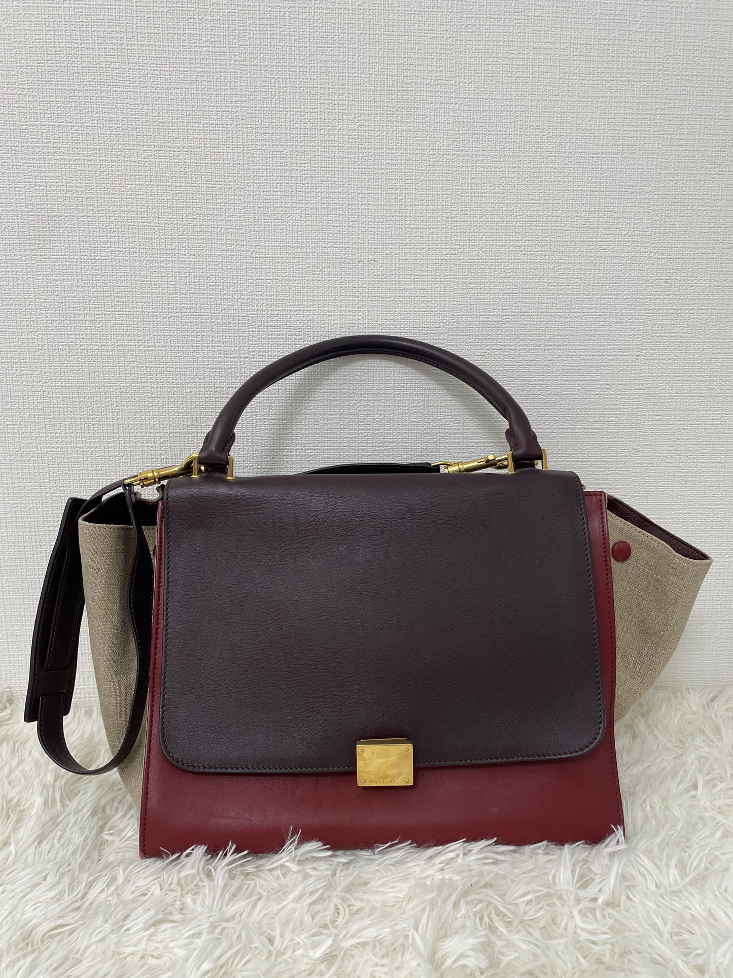 Celine Bordeaux Handle Bags A-15970