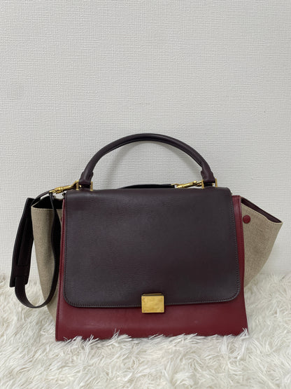 Celine Bordeaux Handle Bags A-15970