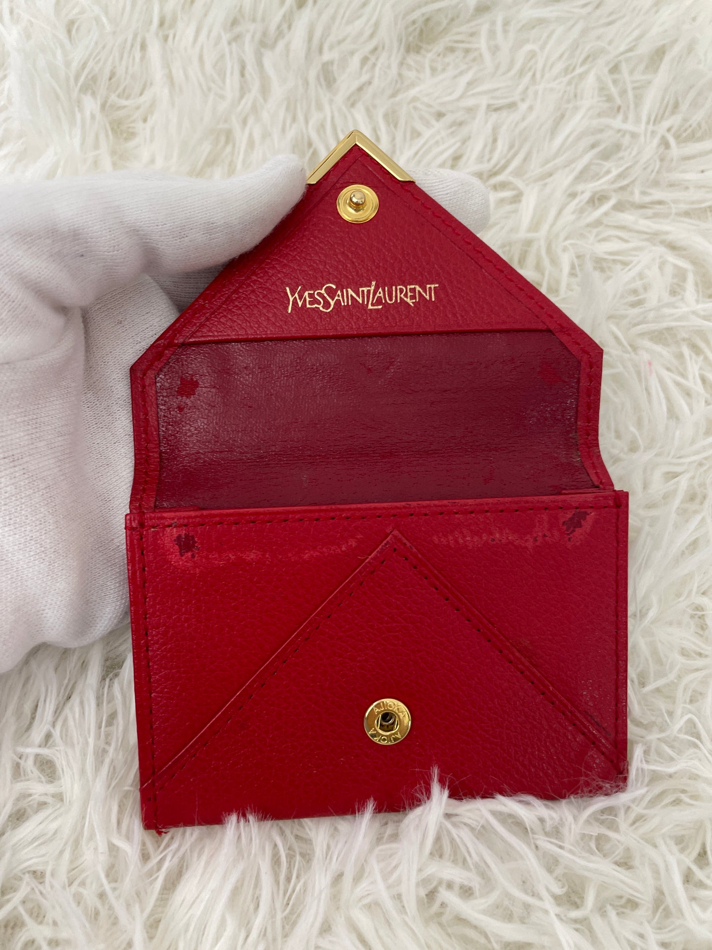 Saint Laurent Red Wallets A-15985
