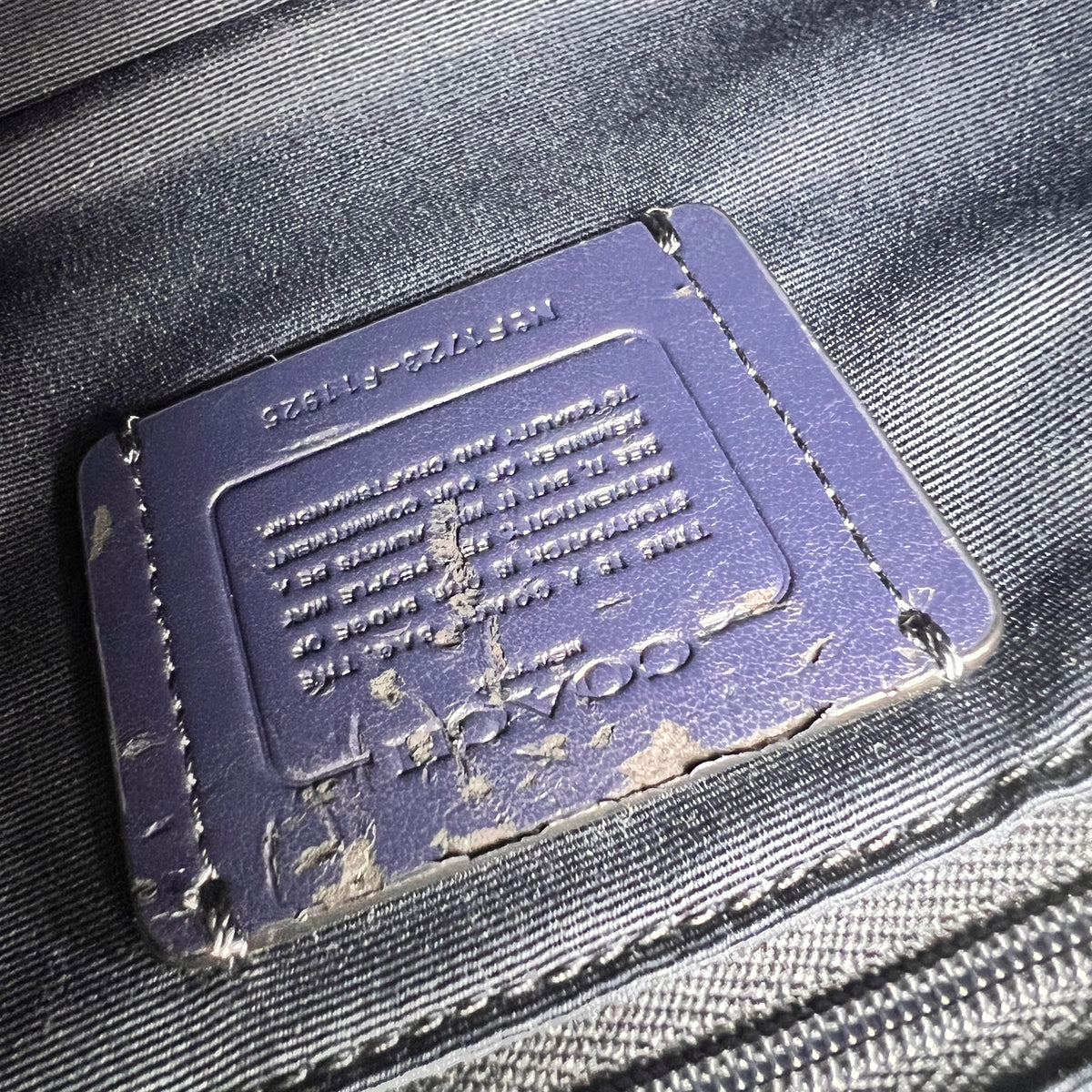 Coach Navy Shoulder Bags A-15994