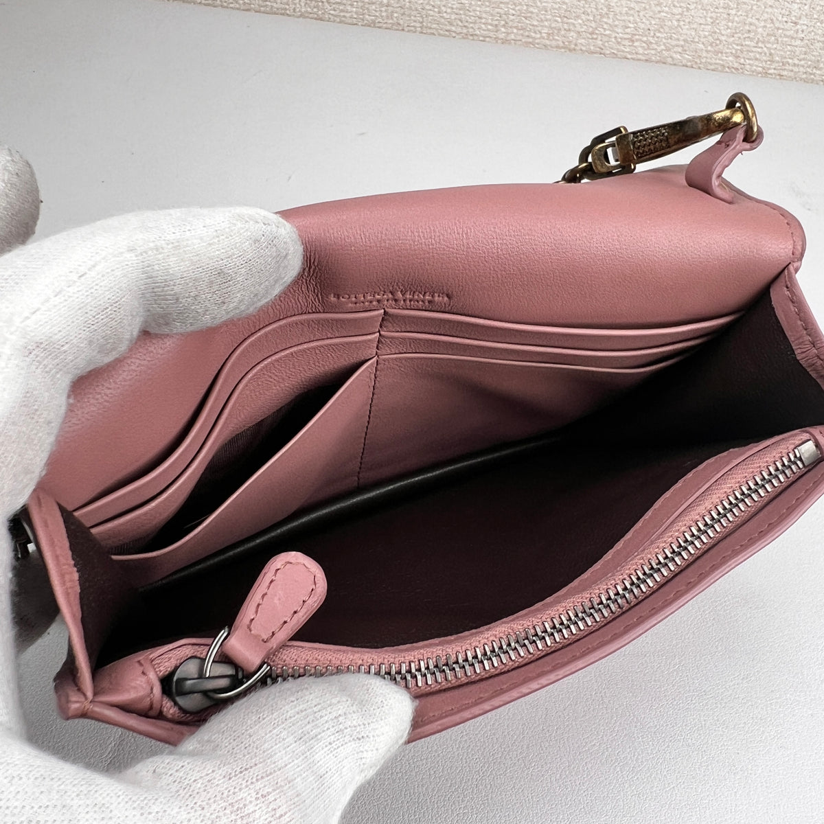 Bottega Veneta Pink Wallets A-15996