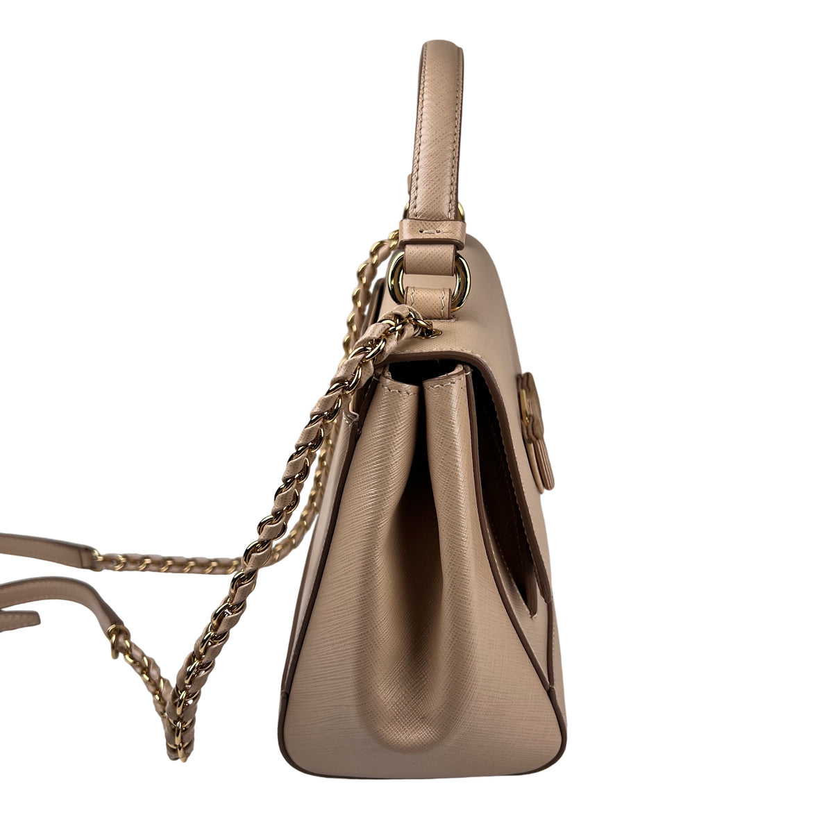 Ferragamo Beige Handle Bags A-15998
