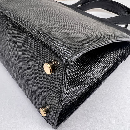 Ferragamo Black Handle Bags A-16003