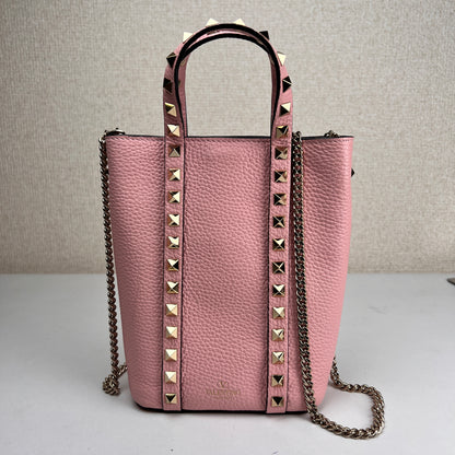 Valentino Pink Shoulder Bags A-16008