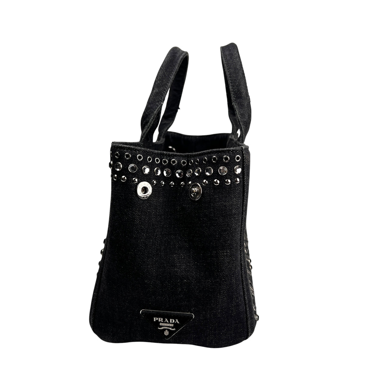 Prada Black Handle Bags A-16009