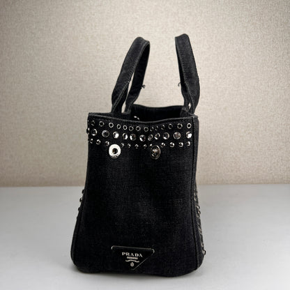 Prada Black Handle Bags A-16009