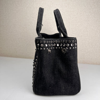 Prada Black Handle Bags A-16009
