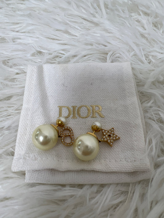 Dior Gold Earrings A-16028