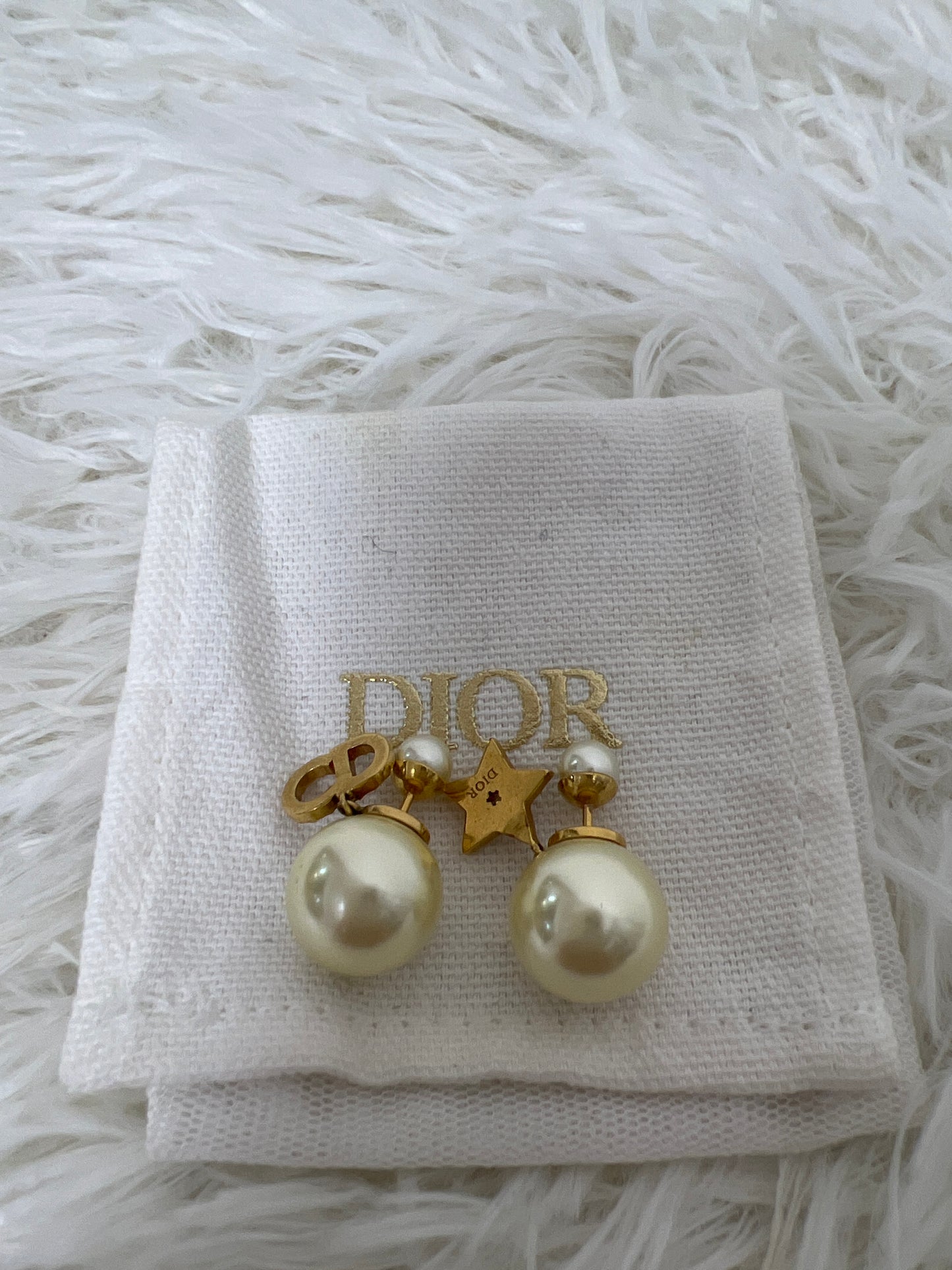 Dior Gold Earrings A-16028