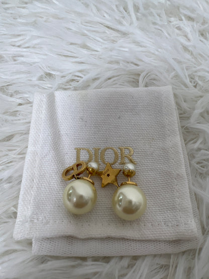 Dior Gold Earrings A-16028