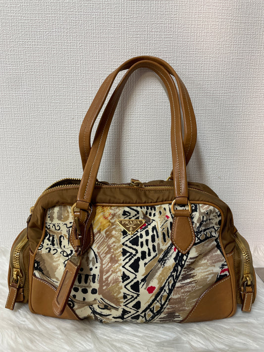 Prada Brown Handle Bags A-16055