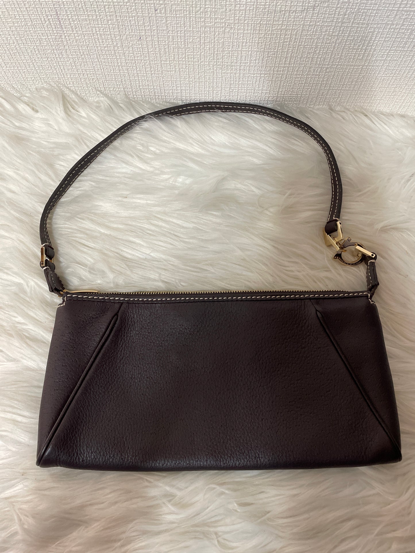 Ferragamo Bordeaux Handle Bags A-16057