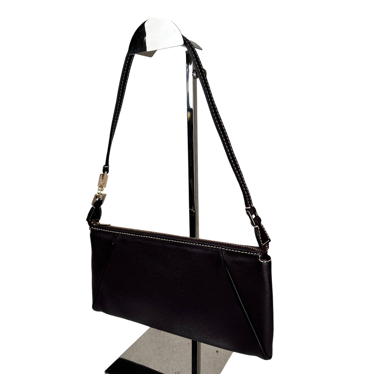 Ferragamo Bordeaux Handle Bags A-16057