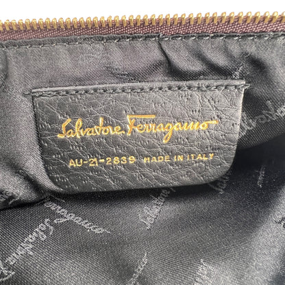 Ferragamo Bordeaux Handle Bags A-16057