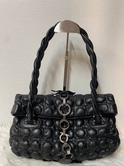 Ferragamo Black Shoulder Bags A-16077