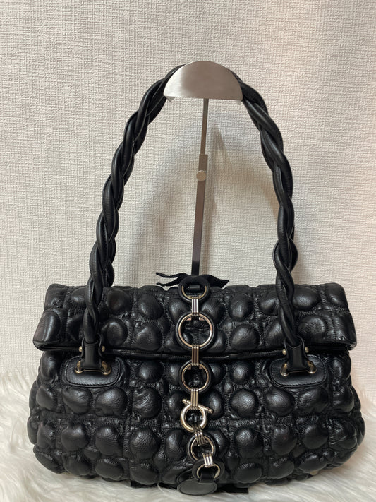 Ferragamo Black Shoulder Bags A-16077