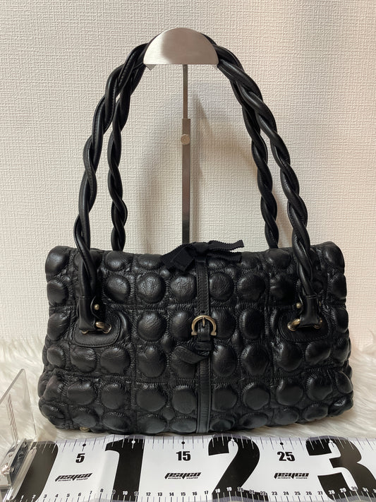 Ferragamo Black Shoulder Bags A-16077
