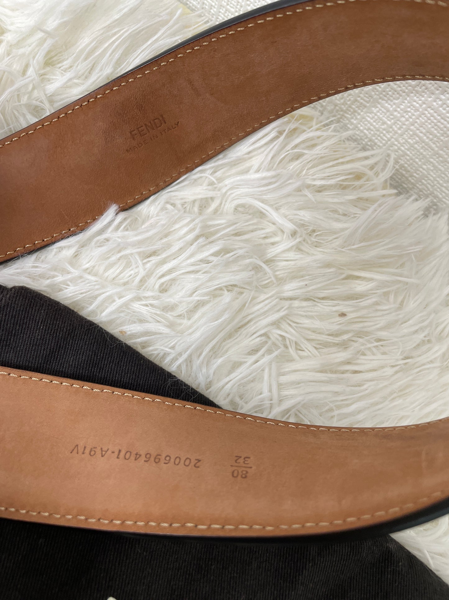 Fendi Black Belts A-16085