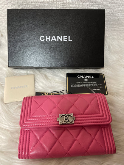 Chanel Pink Wallets A-16086