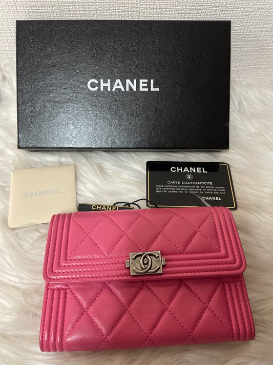 Chanel Pink Wallets A-16086