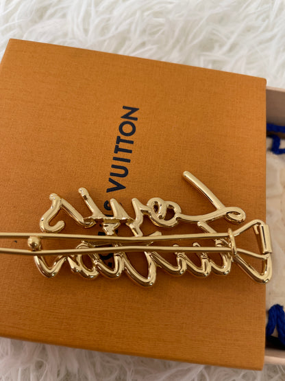 Louis Vuitton Gold Brooches A-16103