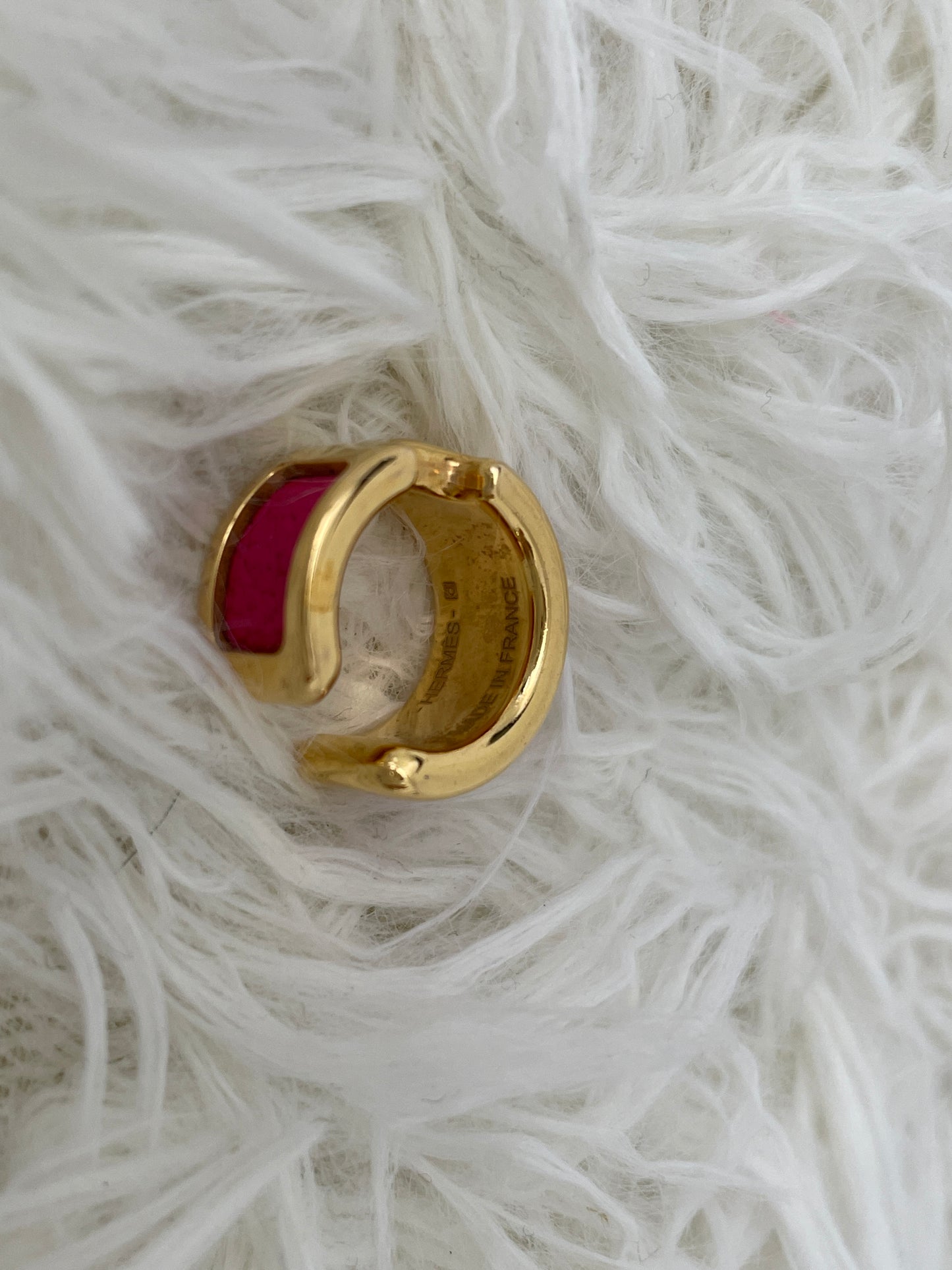 Hermes Pink Earrings A-16120